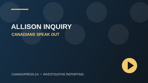 Allison Inquiry Witnesses: Canadians Reporting COVID-19 Vaccine Injuries Speak Out