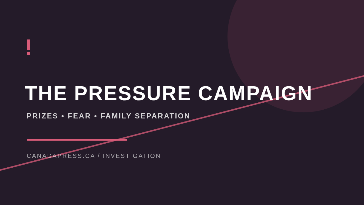 The COVID Pressure Campaign: Prizes, Fear, Family Separation and the Cost of Compliance
