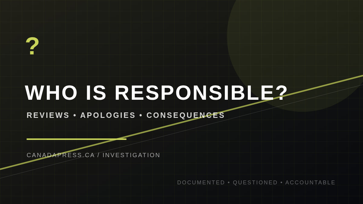 The Liberal Accountability Gap: Every Scandal Gets a Review and Nobody Gets Fired