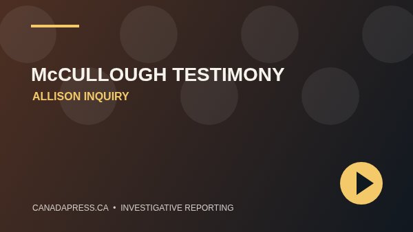 “It Was Designed to Kill”? Dr. Peter McCullough’s Allison Inquiry Testimony