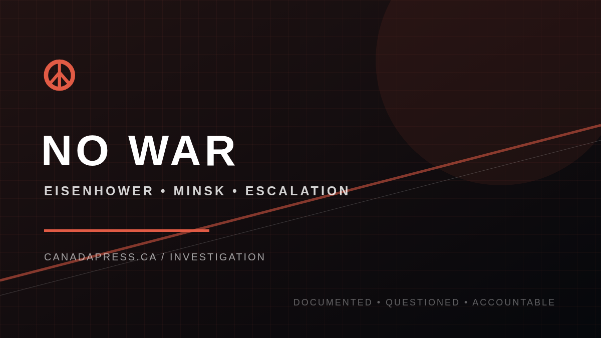 The War Party’s Business Model: Why Canada and Europe Must Reject a War With Russia